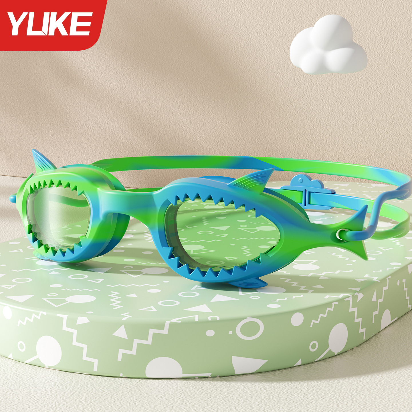 Gafas de natación para niños Gafas de marco pequeño antivaho para niños y niñas Entrenamiento de natación Buceo en forma de pez Equipo profesional impermeable HD