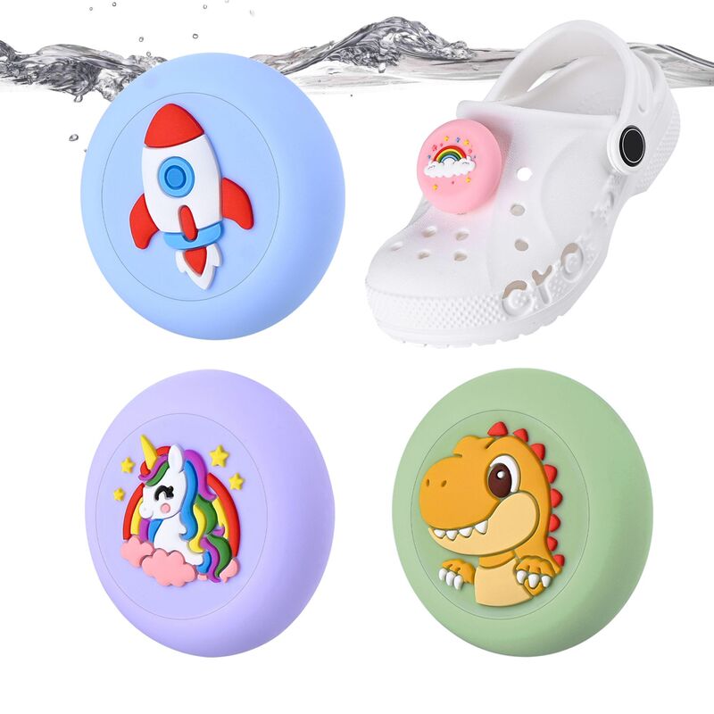 Suitable for Airtag Protective Case, Apple Anti-Loss Device, Cartoon Children's Shoe Charms, Shoelace Hanger, Waterproof Silicone Cover