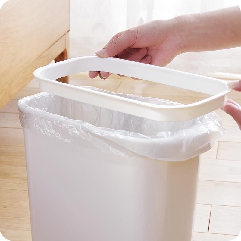 Nordic style trash can plastic household bathroom simple Japanese style trash can 15cm wide gap narrow edge gap wholesale