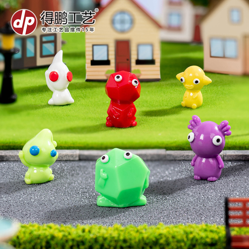 微景观创意可爱奇怪小精灵公仔diy装饰品盲袋配件桌面汽车小摆件|undefined