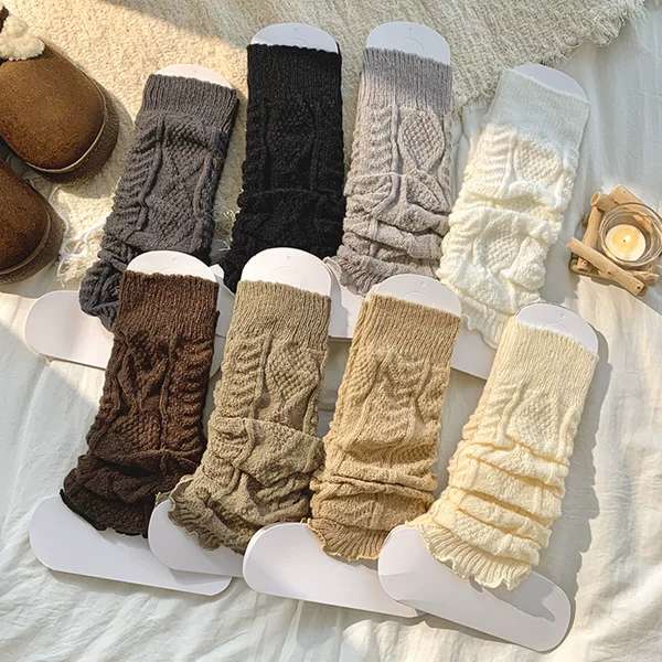 Autumn and Winter Socks Women's Korean Style Lace Retro Style Socks Set Personalized Trendy JK Style Cub Socks All-match Stacked Socks