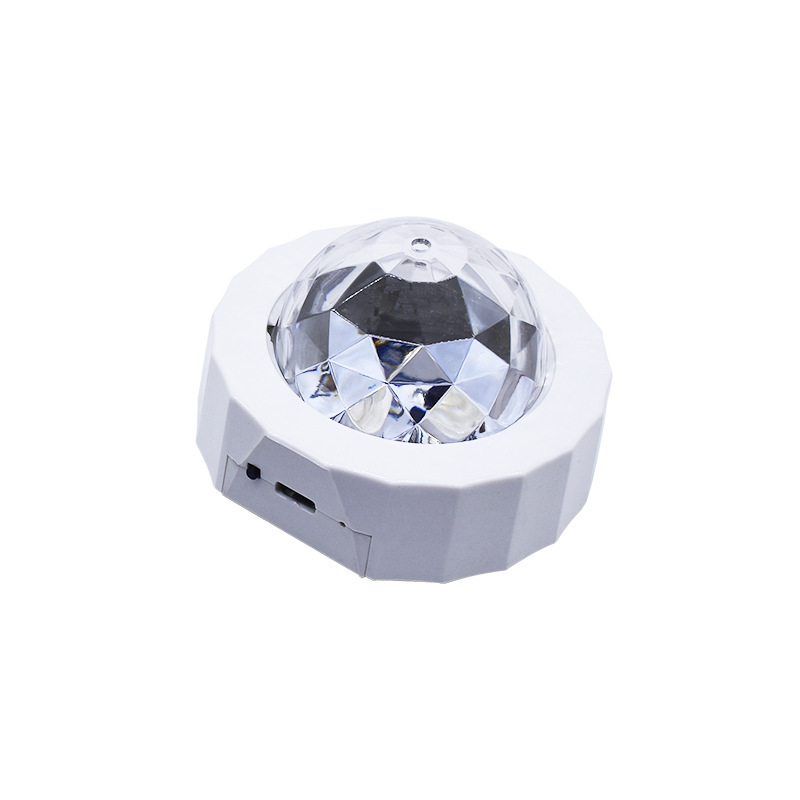 Luz de atmósfera recargable bola mágica USB controlada por voz lámpara de ritmo inalámbrica sin modificación lámpara de decoración interior