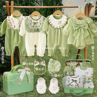 Newborn Baby Meeting Gift Baby Clothes Gift Box Set Gift Full Moon Birthday Baby Girl Gift Spring and Autumn