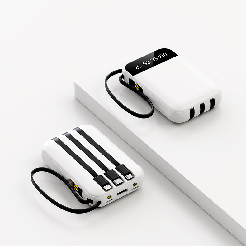 卸売ミニ便利な電源銀行 20000 mAh ビジネスギフト電源銀行ロゴ QR コード印刷|undefined
