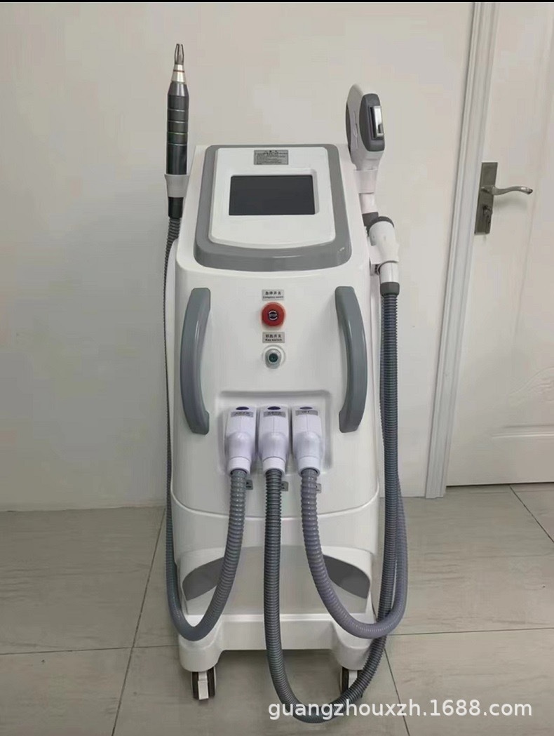 Comercio exterior transfronterizo 810 y 808 instrumento de belleza de tres bandas IPL multifunción OPT instrumento de rejuvenecimiento de la piel limpieza de manchas limpieza de cejas tatuaje