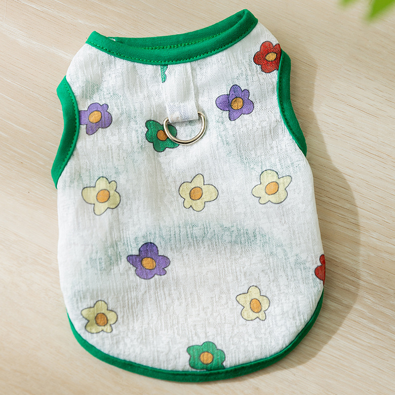 Зеленые цветы丨Жилет