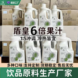 盾皇6倍浓缩芒果汁饮料浓浆金桔柠檬汁苹果汁百香果汁商用批发