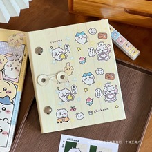 吉伊卡哇A7皮面卡册高颜值卡通皮质日记本可爱活页本笔记本