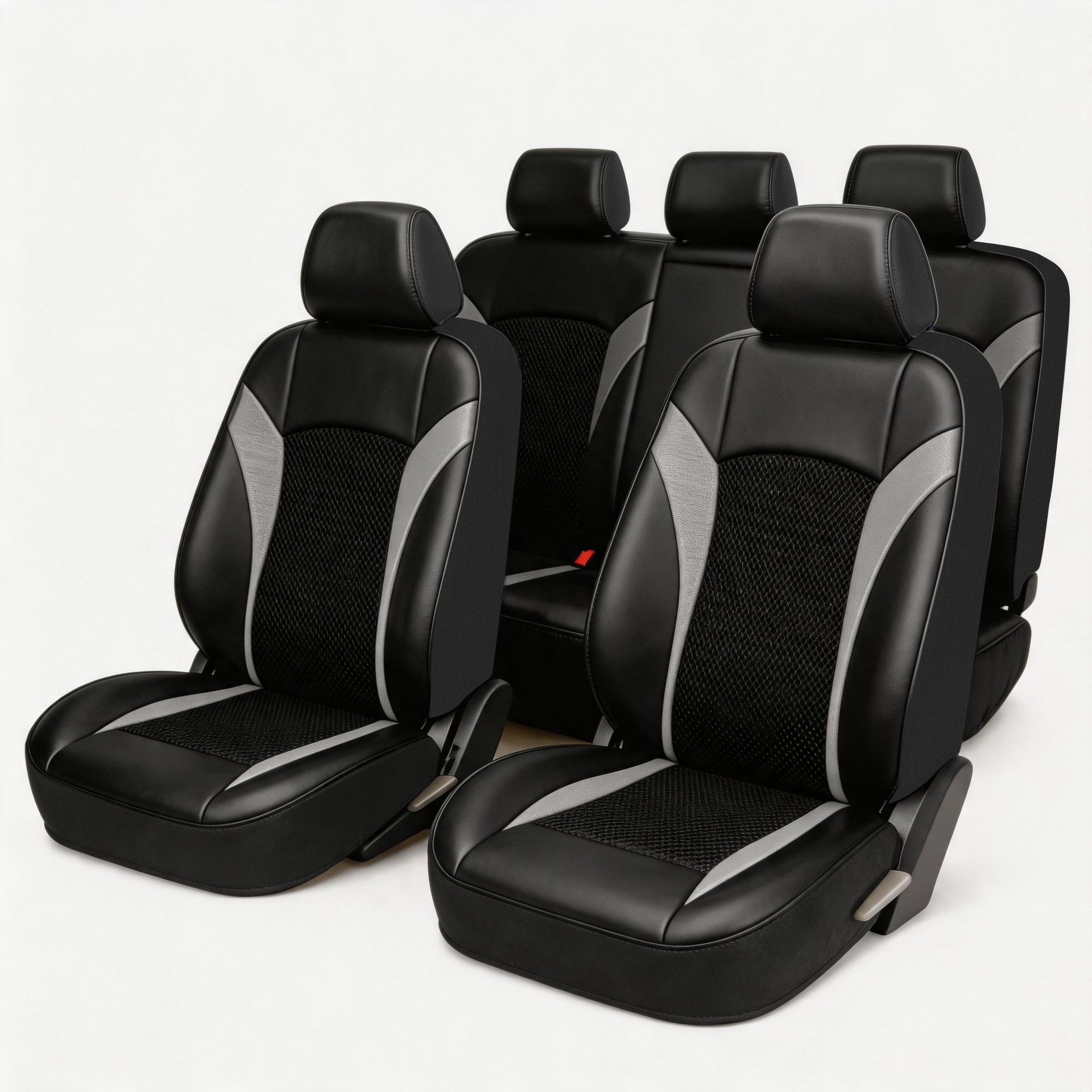 New cross-border car seat cushion, single-person car seat cushion, leather breathable cushion, European and Middle Eastern car seat cushion