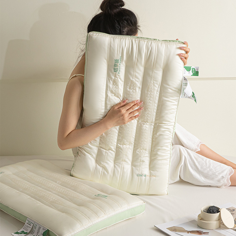 Jingjifeng Collagen Maintenance Classy Herbal Health Pillow Core Partitioned Neck Pillow Recycled Fiber Adult