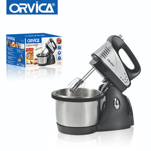 Cross-Border European Standard Small Chef Machine Kneading Machine Household Dough Mixer Desktop Egg Beater Mixer Electric Mixer