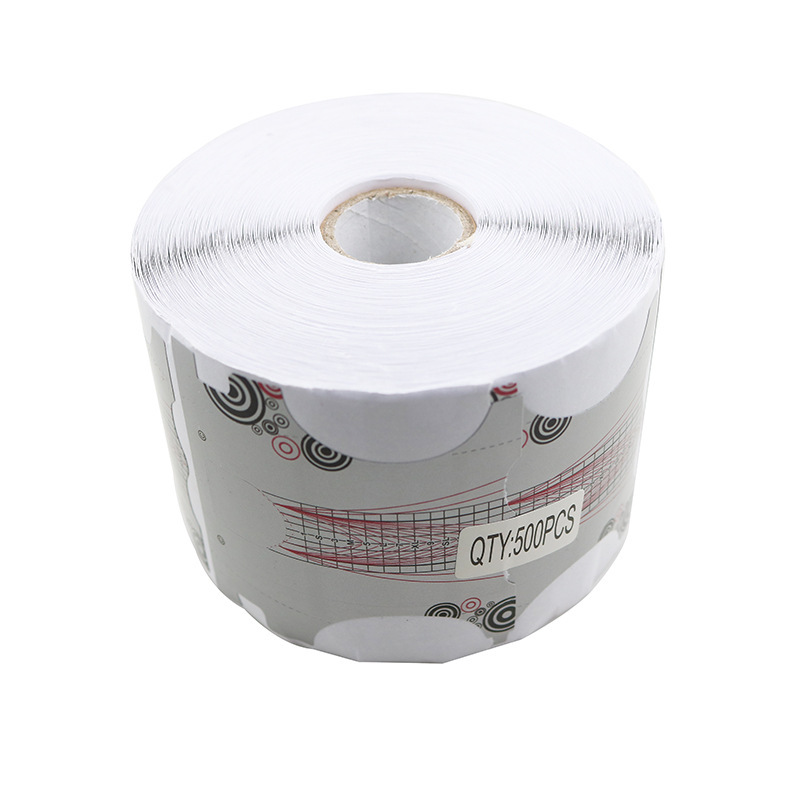 Transfronterizos para manicuras plata papel gris 100 / 500 piezas de terapia de uñas cristal nuevo producto en el mercado