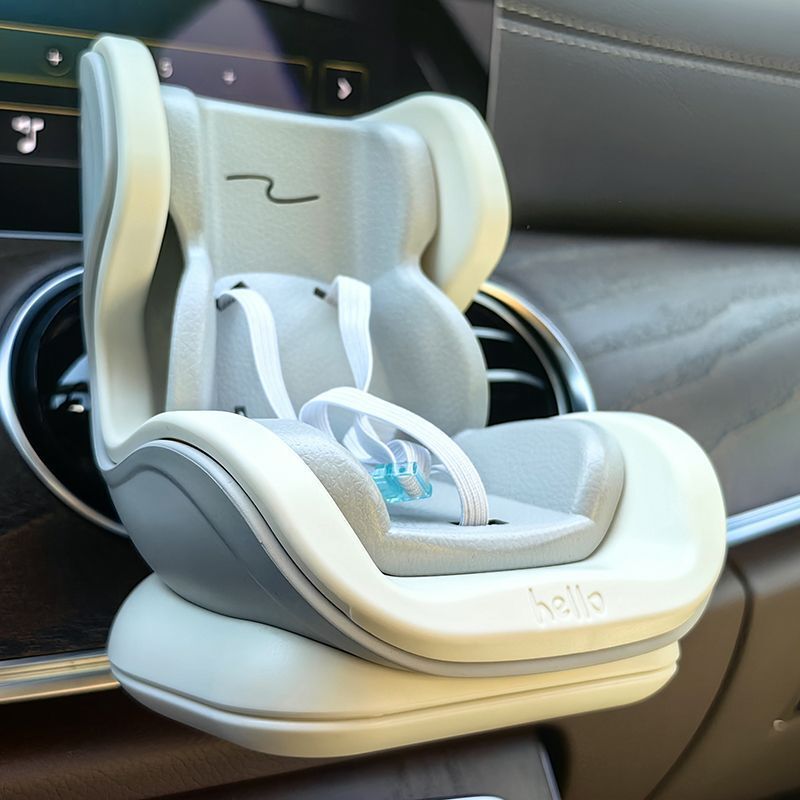Labubu 車の安全シート第二世代シートパーティービニールラブブ車のエアベントシート v2 ベビー服|undefined