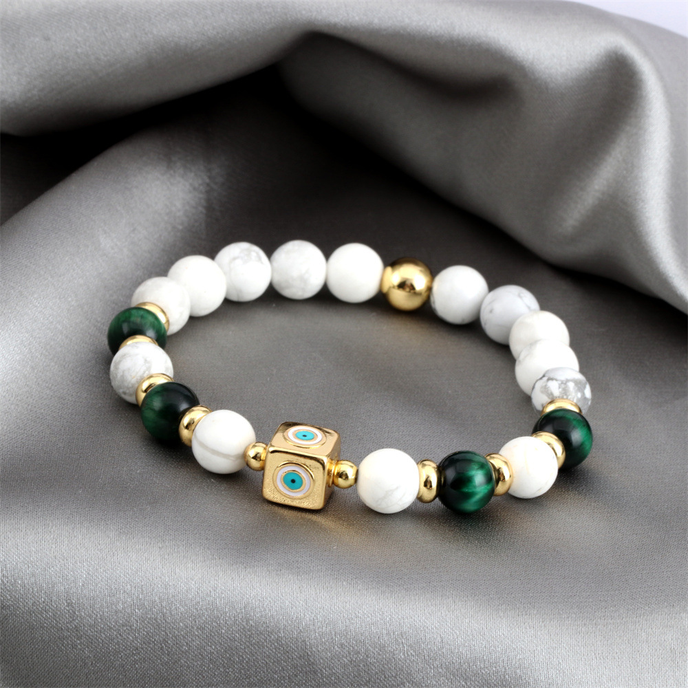 Fashion Eye Copper Enamel Bracelets 1 Piece