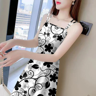 Clearance Sale: Sexy New Summer Strap Dress Fashionable and Stylish Outerwear and Inner Layer Base Dress