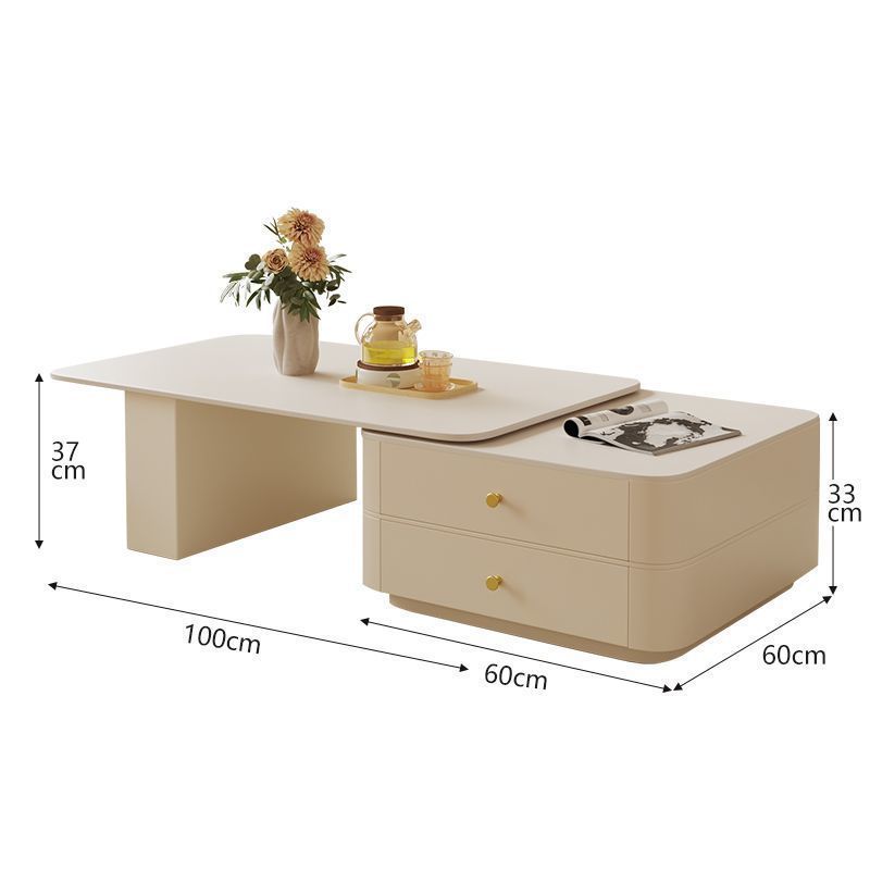 Luz de lujo alta mesa de té francesa de forma especial combinación de muebles pequeños hogares modernos dormitorios de madera sólida