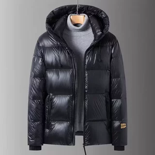 秋冬时尚棉服流行新款慵懒日系ins黑金潮流连帽加厚情侣棉服