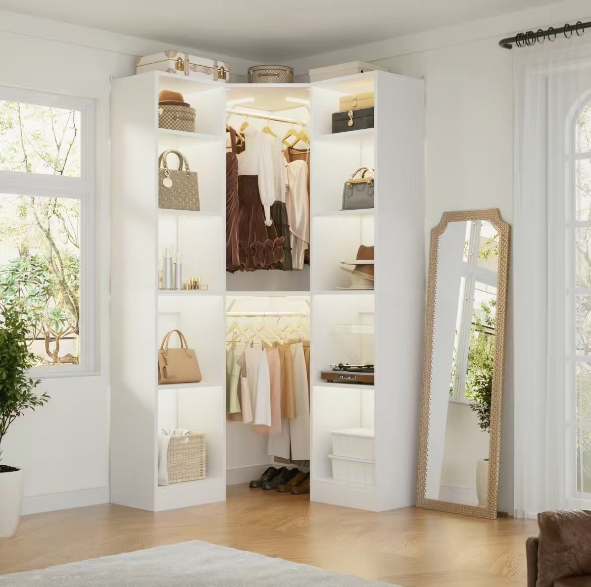 Cross-border e-commerce foreign trade corner wardrobe organization…