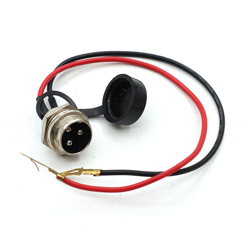 Electric bicycle dolphin electric scooter 24 V36V aviation head round three-hole charging port