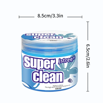 Multifunctional dust cleaning gel does not melt water does not stick to hand cleaning soft rubber car dust removal glue keyboard cleaning mud (Təmizləyici gel) - cleaning-soft-rubber-220g
