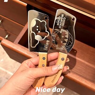 Small cute cartoon pocket knife for home use stainless steel