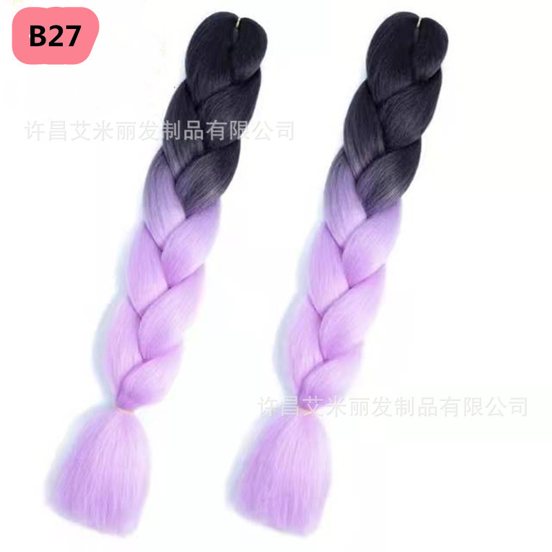 Trenzas africanas con cabello rosa渐 – materiales de alta temperatura, estilo boxeador