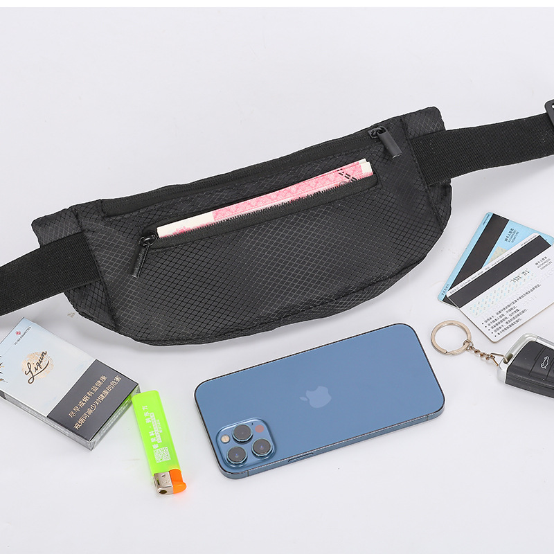 New large capacity outdoor fitness mobile phone bag mini close-fitting Marathon Sports waist bag storage bag wholesale
