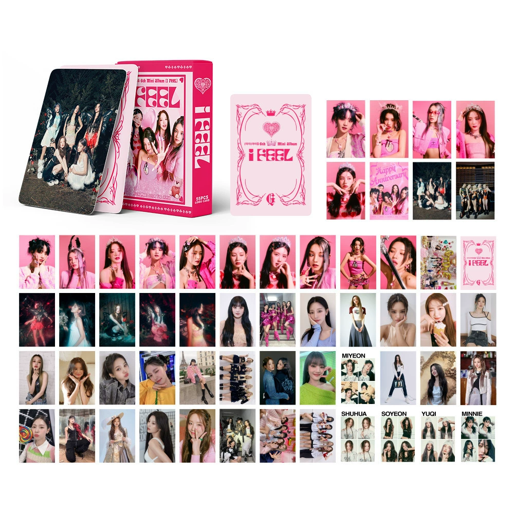 GZ эксклюзивный набор фото-карт, всего 55 карточек, корейский стиль KPOP периферия LOMO фотокарты