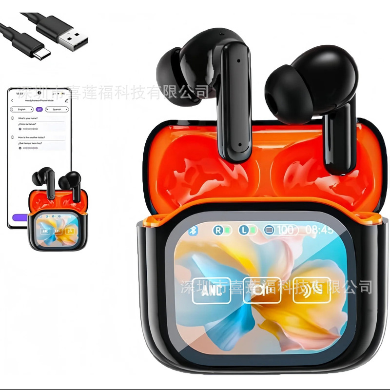 JM19 Earbuds Bluetooth 5.4 with LED Display Noise Reduction|undefined