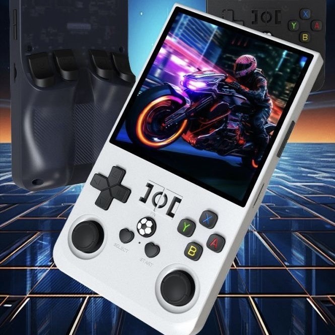 2025 New R36Max Open Source Handheld Console 4.0inch High-Definition Large Screen Dual Joystick Arcade Gba3D Game Console Psp