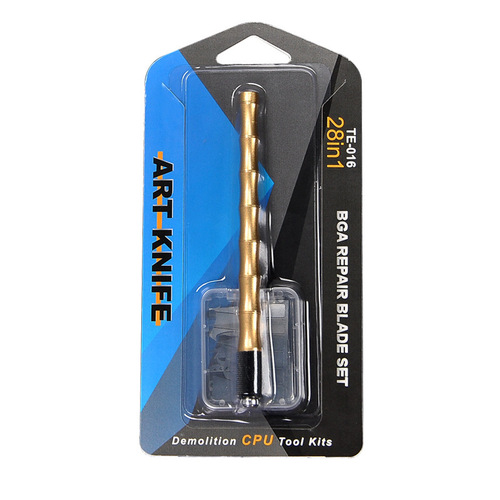 CPU disassembly pry tool, computer and mobile phone electronic components disassembly CPU grinding 28-piece set, disassembly repair tool set