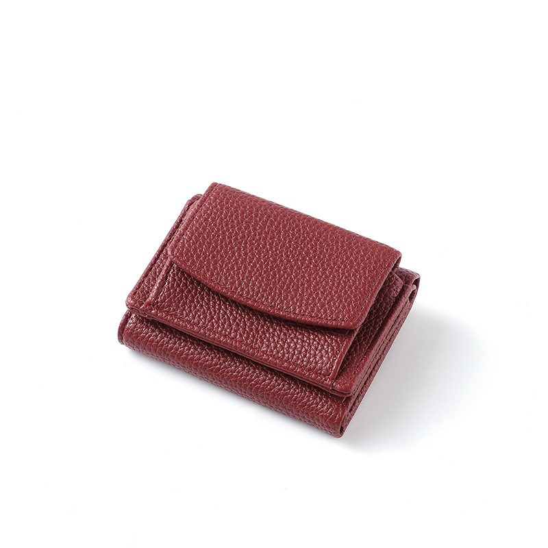 Nuevo bolso de mujer corto transfronterizo simple multi-tarjeta billetera con cremallera bolso de mini monedas de mujer corta bolsa