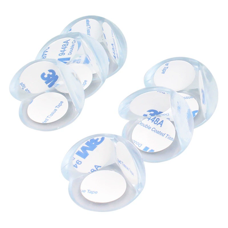 Спотовые детские углы предотвращения столкновений прозрачные углы мягкие детские столовые защитные чехлы стеклянные чайные столики силиконовые защитные углы