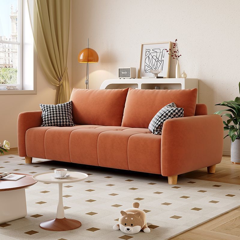 Warm orange [breathable and skin-friendly flannel]