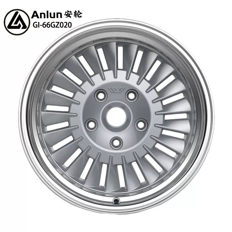 改装15寸铸造轮毂适配捷达飞度雨燕大爆龟HF风格VW复古V3菱悦阳光