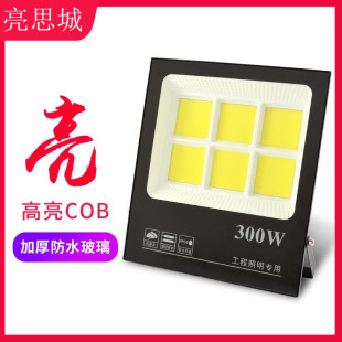Floodlight outdoor waterproof high-power outdoor light workshop lighting 300 watts engineering Lighting led spotlights