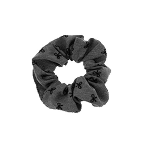 Arco negro gris anillo de cabello de intestino grueso femenino red2024 nuevo temperamento suave bola baja atada de cabello adornos de cabello