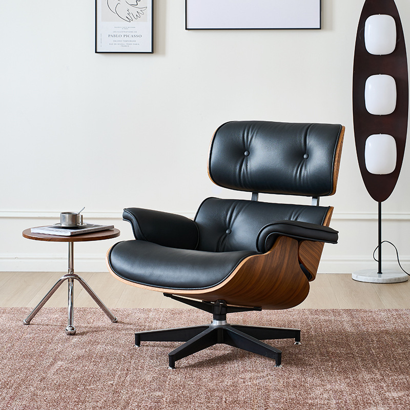 Eames tumbona sillón sofá perezoso balcón sala de estar sofá individual sillón reclinable de oficina minimalista moderno siesta de ocio