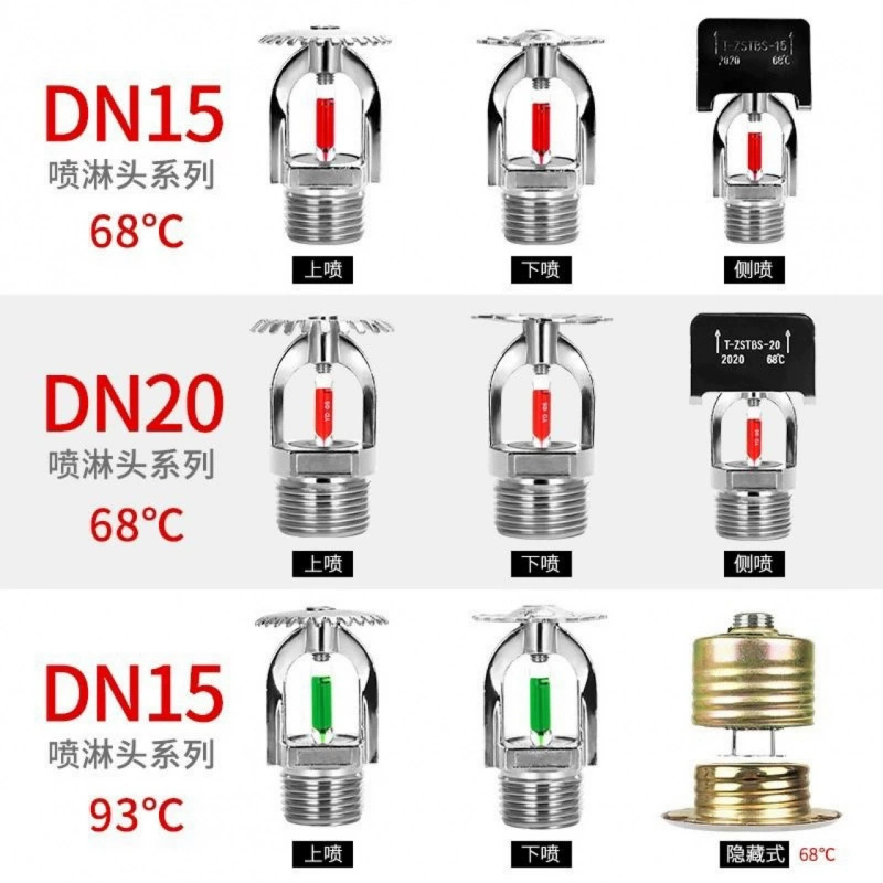 Пожарные распылительные головки распылительные ZSTZ80-68 при ZSTX115-68 ℃