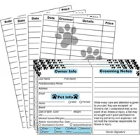 Amazon Hop 4x6 дюймов Dogs Beauty Card Информация о домашних животных Запись карты Cat или собака Beauty Card