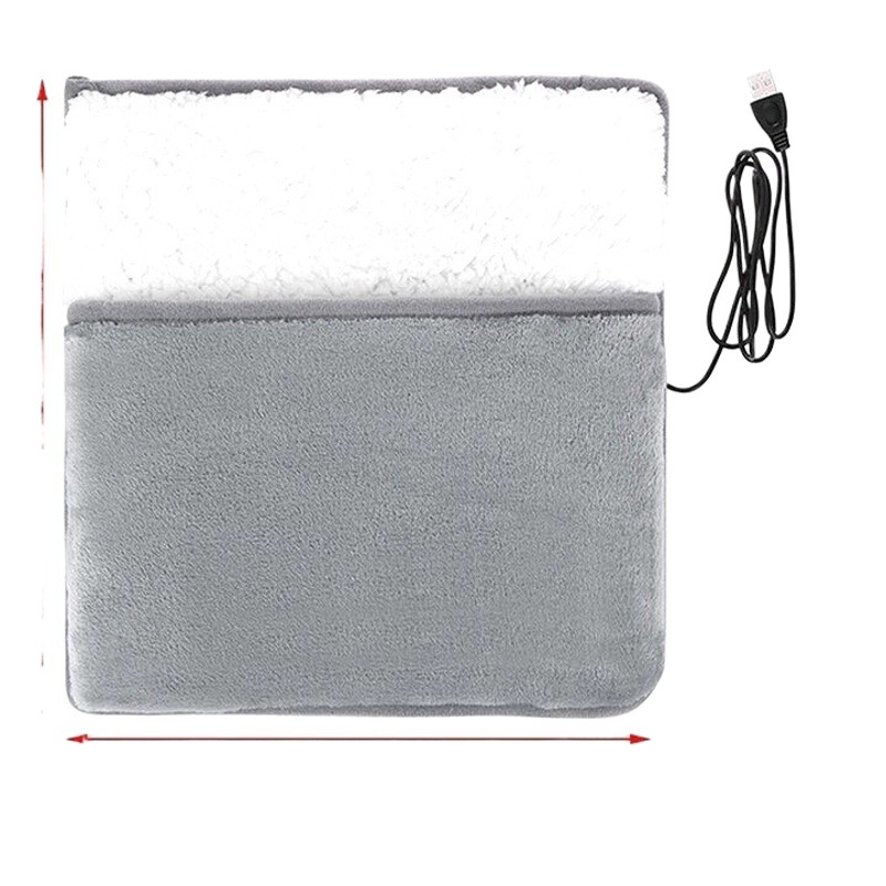 Almohadillas para los pies calentadas, cojines de asiento calentados, mantas calefactoras para fisioterapia, almohadillas para los pies populares de exportación enchufables USB, calentador de manos, calentador de pies
