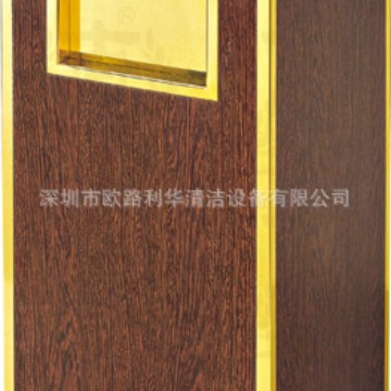 酒店垃圾桶客房垃圾桶双层垃圾桶网状废纸桶电梯口垃圾桶钛金耐用