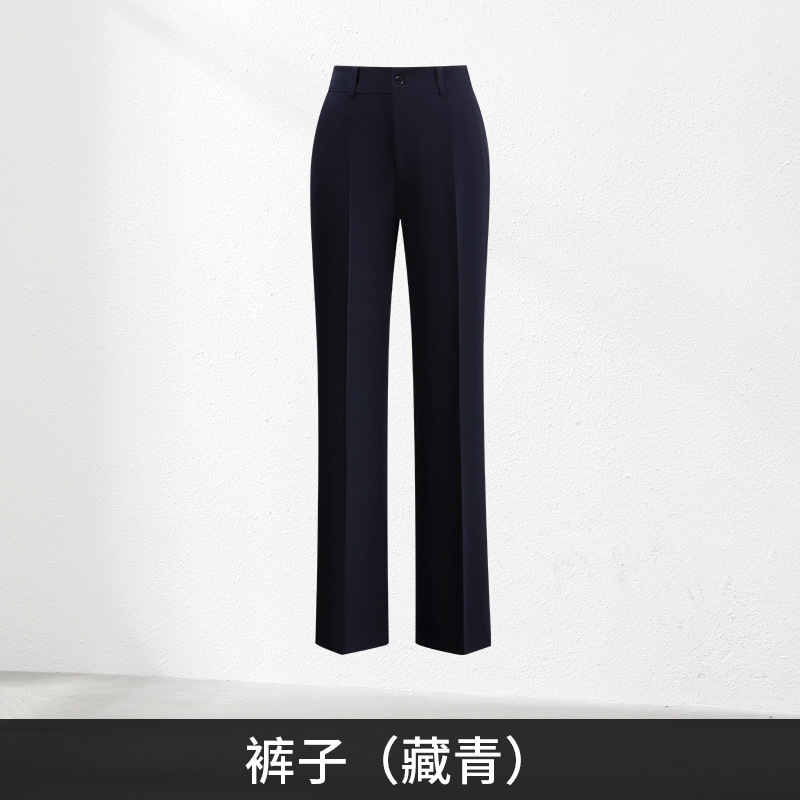 职业套装女春秋气质新中式案场客服前台工装珠宝店工作服西装制服|undefined