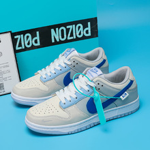 莆田aj男鞋dunk龙抬头低帮正品aj1纯原版本蓝色运动鞋板鞋女春季