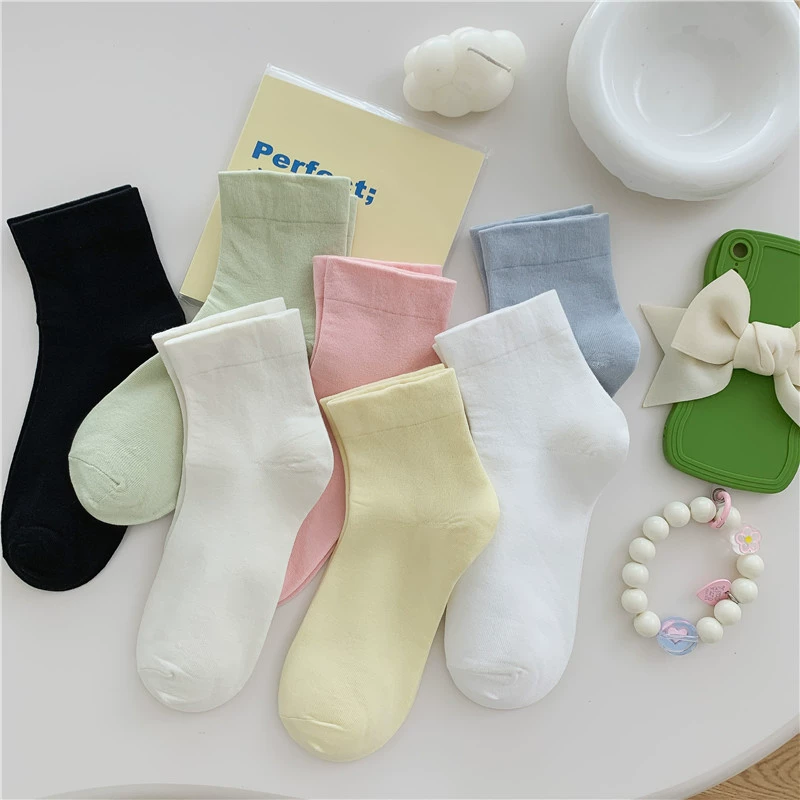 Однотонные белые послеродовые autumn knee socks для беременных, широкий диапазон цветов