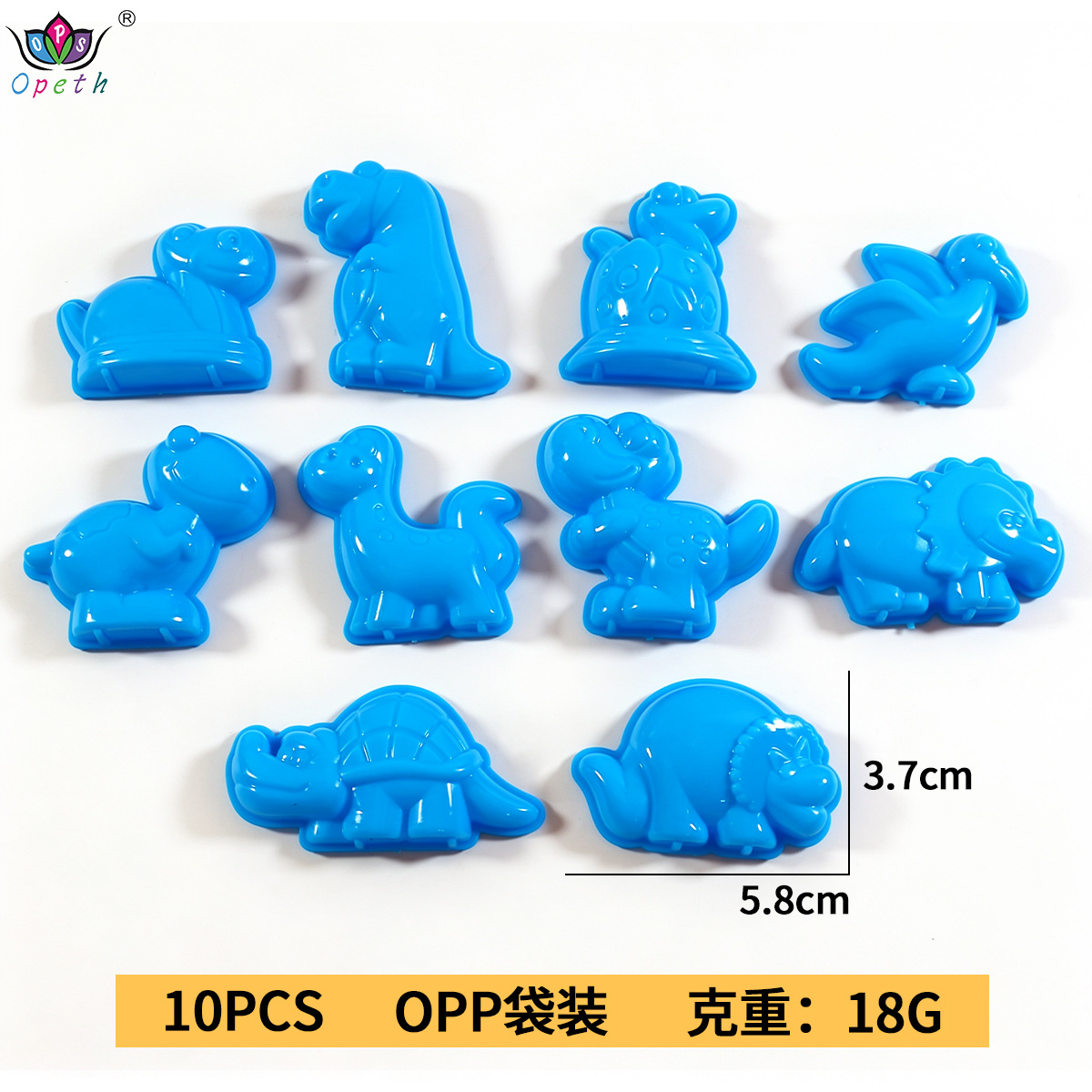 Juego de Moldes para Plastilina Set de 21 Piezas Plástico DIY para Niños image 21