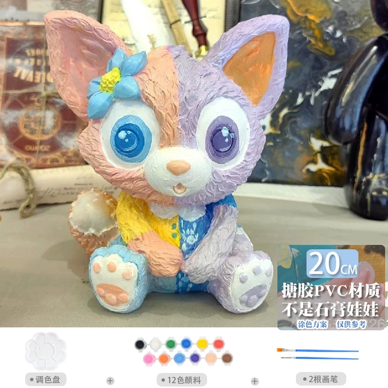 Кукла, раскраска, раскрашенная пластиковая игрушка, сделай сам, копилка