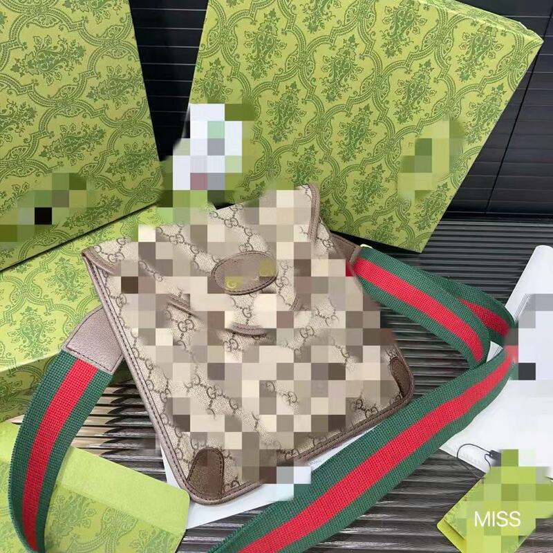 Gucci Messenger Bag Men's Shoulder Bag Crossbody Bag Classic Logo Matchinging Casual Versatile Fashion New Style