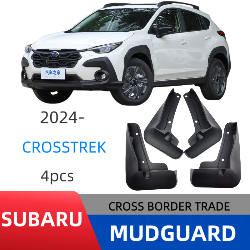 Accesorios de modificación de guardabarros para Subaru Crosstrek 2023-2024, goma suave, sin necesidad de perforación.