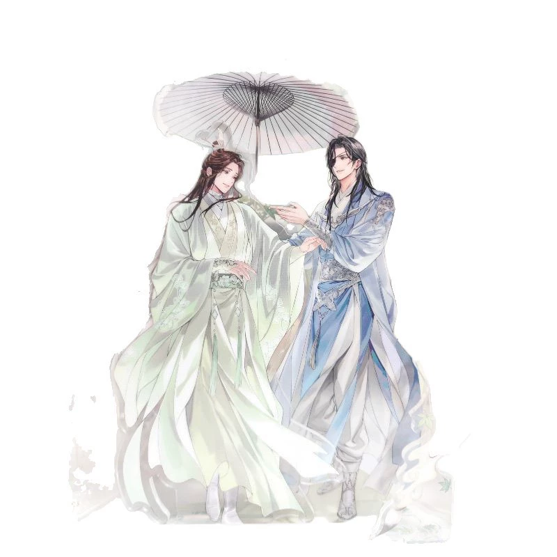 Акриловая настольная подставка Huacheng — Heavenly Official's Blessing Xie Lian, двойная фигурка, 10×8 см